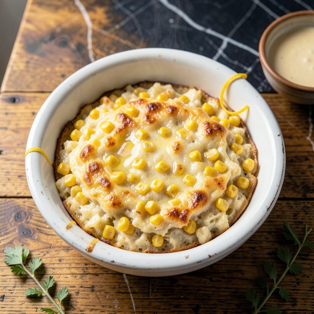 City BBQ Corn Pudding Recipe With Jiffy Mix: Sweet Creamy Custard with Smoky Depth