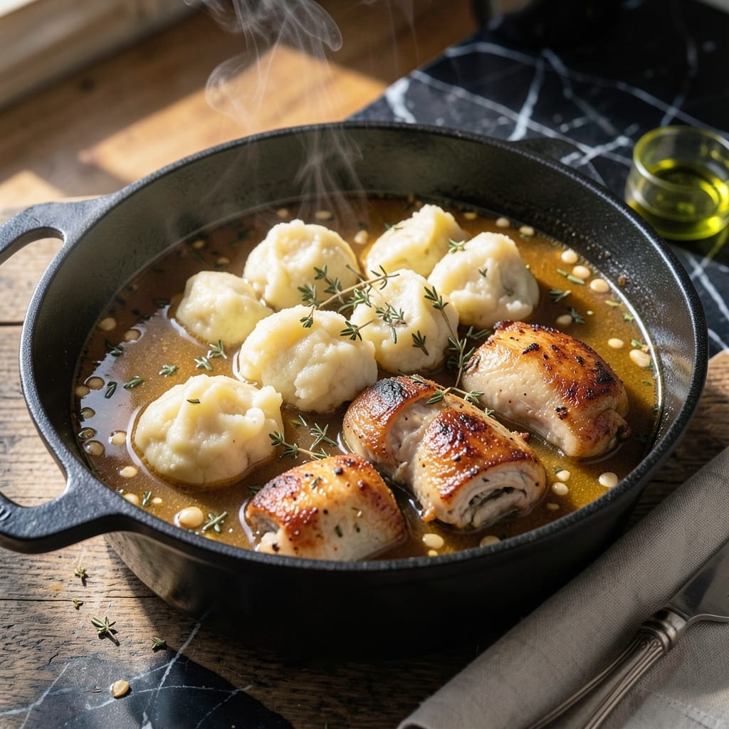 Recipe For Fluffy Dumplings For Chicken And Dumplings: Light As Air In Savory Broth Recipe For Fluffy Dumplings For Chicken And Dumplings: Light As Air In Savory Broth