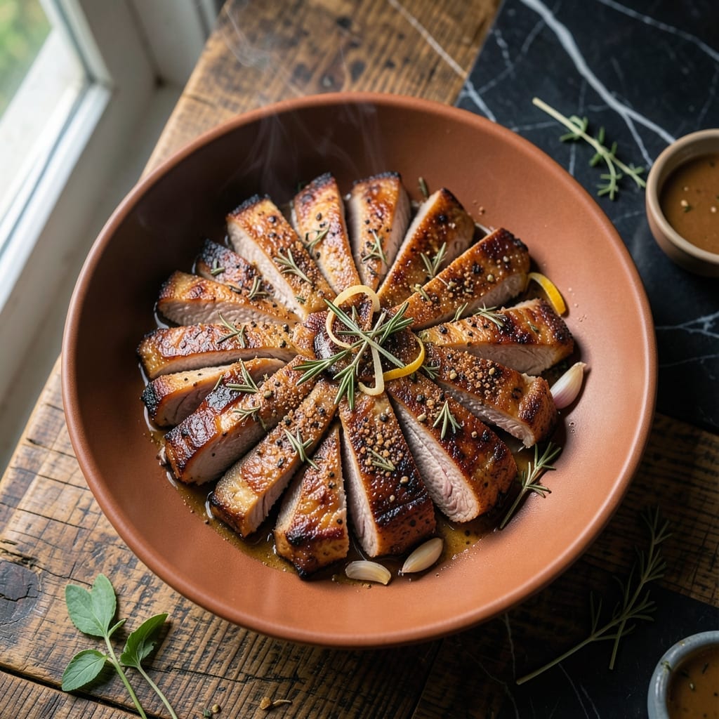 Enchanted Grilled Pork Recipe: Charred Herb Magic on Your Plate