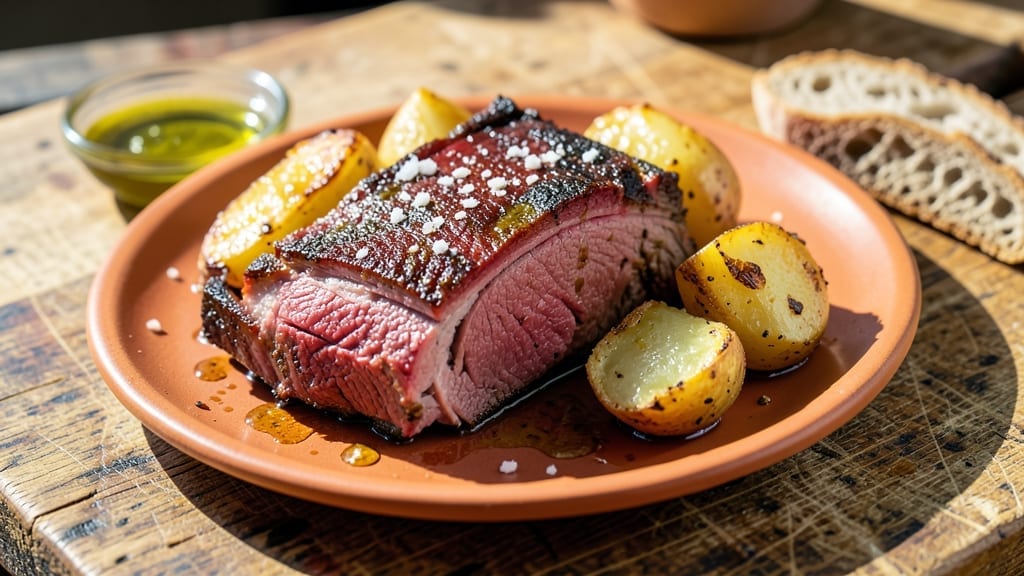 Corned Beef Brisket and Potatoes Recipe: Slow-Cooked Tender Meat with Fluffy Spuds