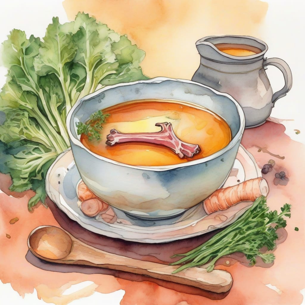 beef bone broth vegetable soup recipe
