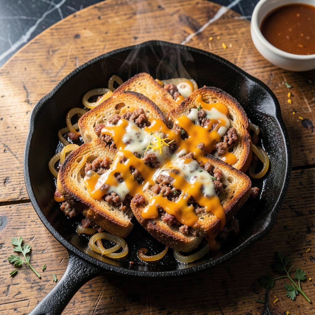 Boudin Grilled Cheese Recipe: Cajun Spice and Gooey Melt