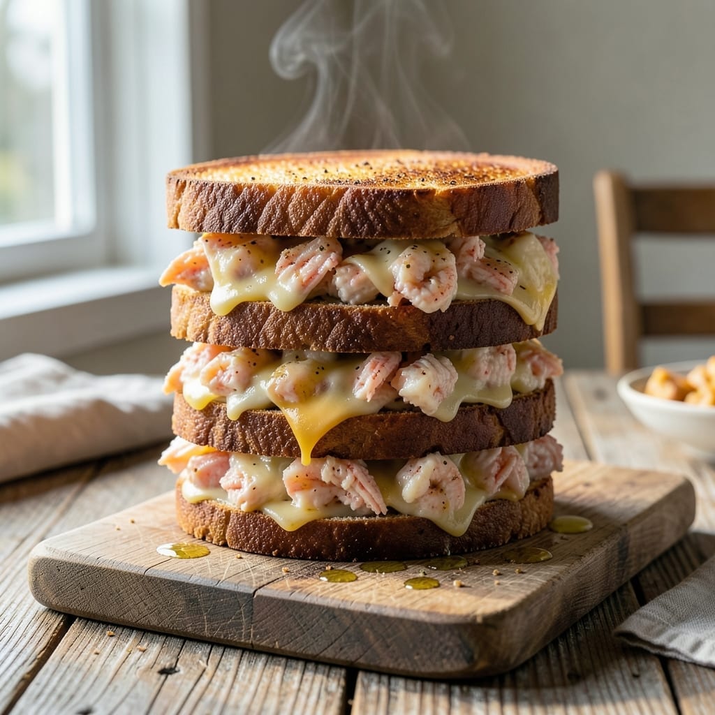 Crab Grilled Cheese Sandwich Recipe: Buttery Crust With Ocean-Fresh Bite