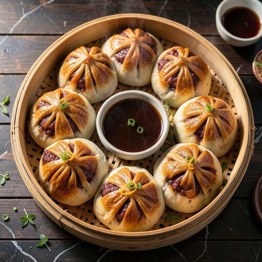 Barbecue Pork Bun Recipe: Steamed Pillows of Sweet and Savory