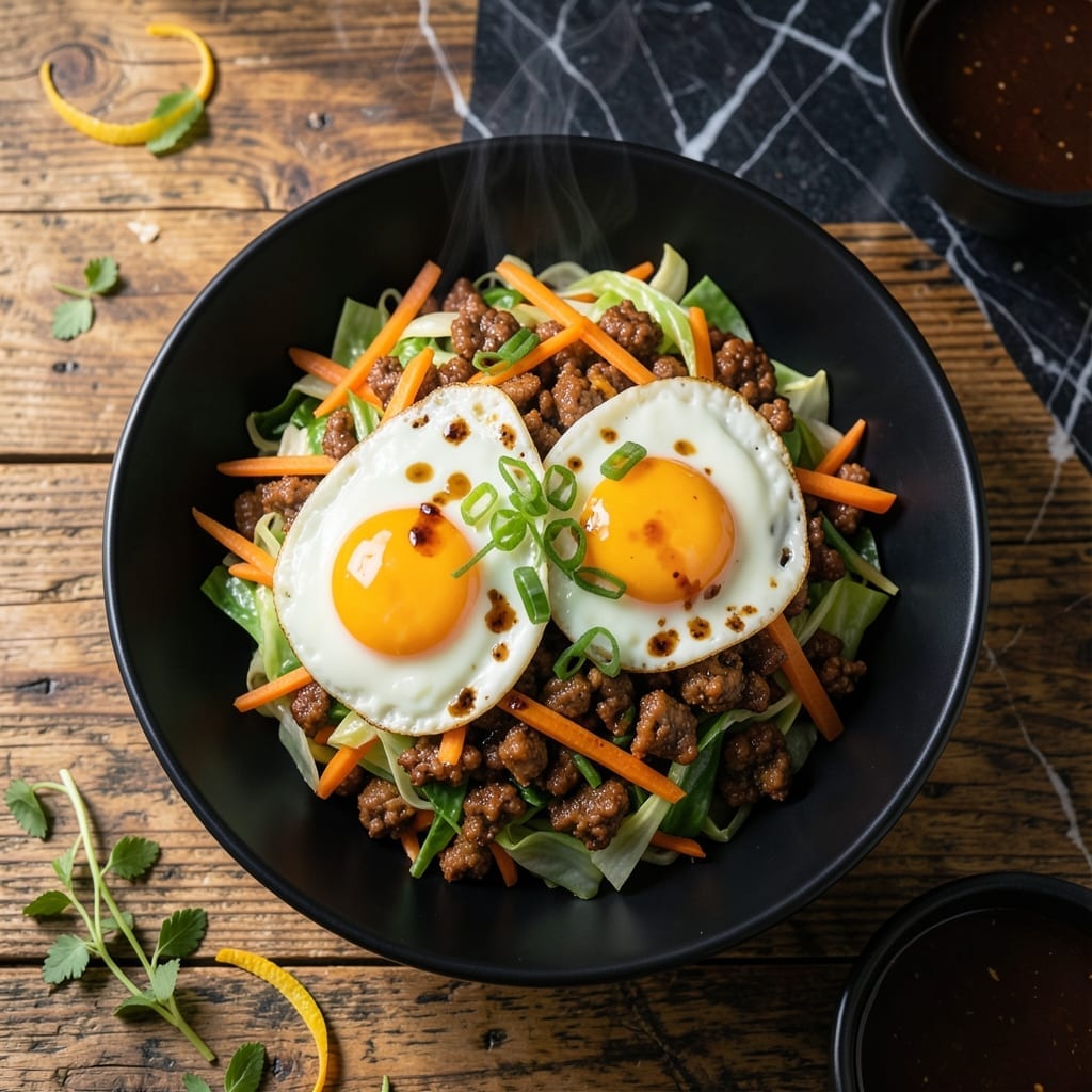 Egg Roll in a Bowl Recipe With Egg: Deconstructed Takeout in One Pan