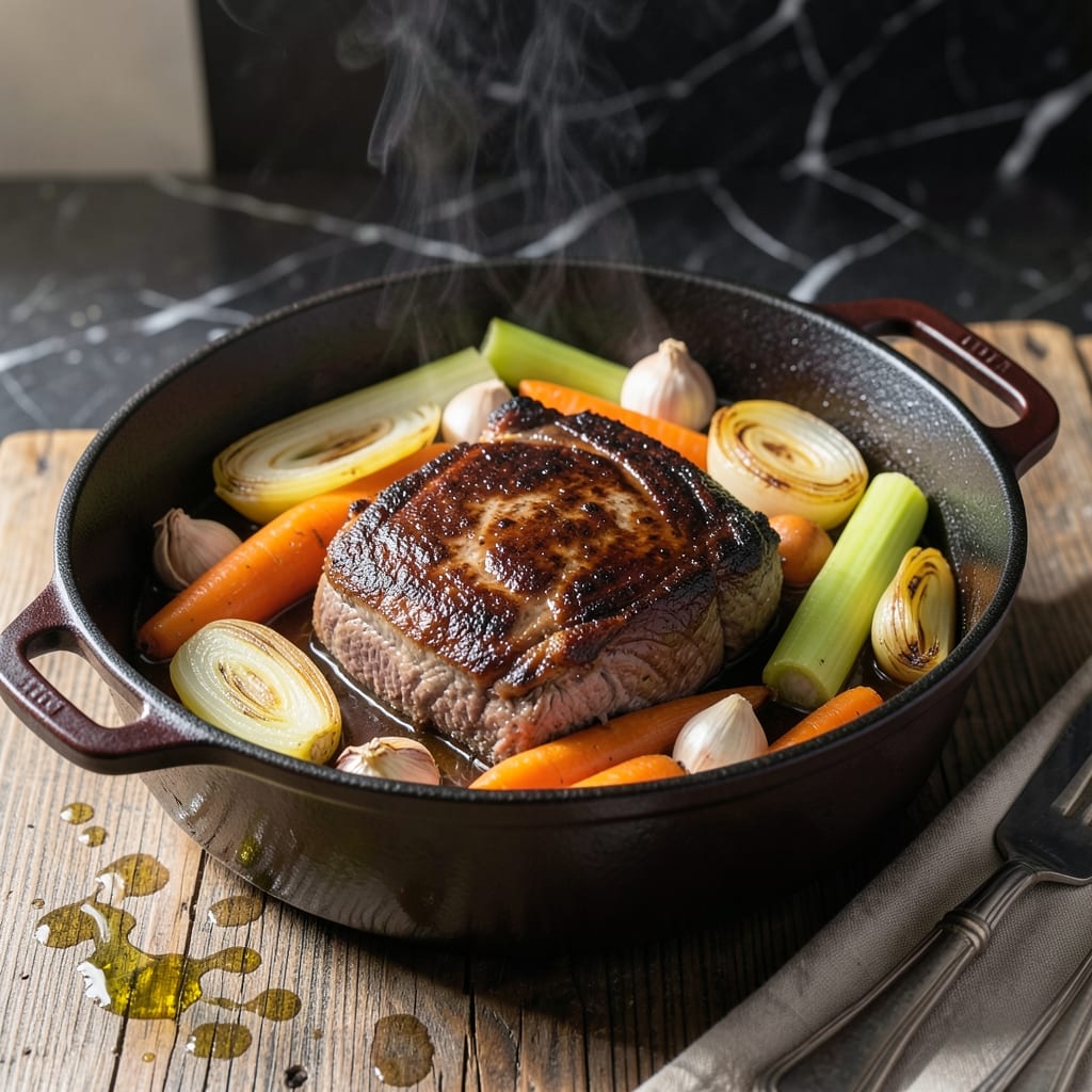 Pot Roast Recipe With Leeks: Slow-Braised Melting Tenderness