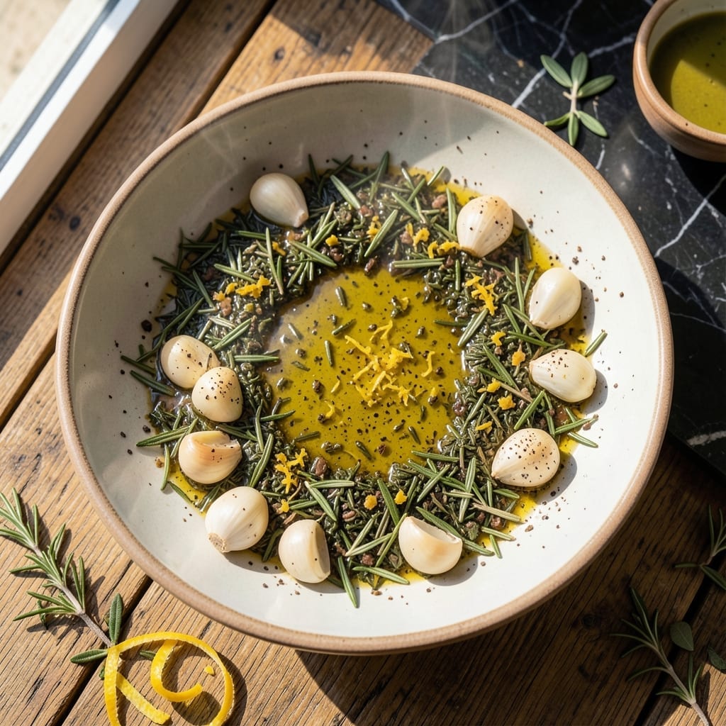 Grilled Lamb Roast Marinade Recipe: Mediterranean Herb-Infused Depth