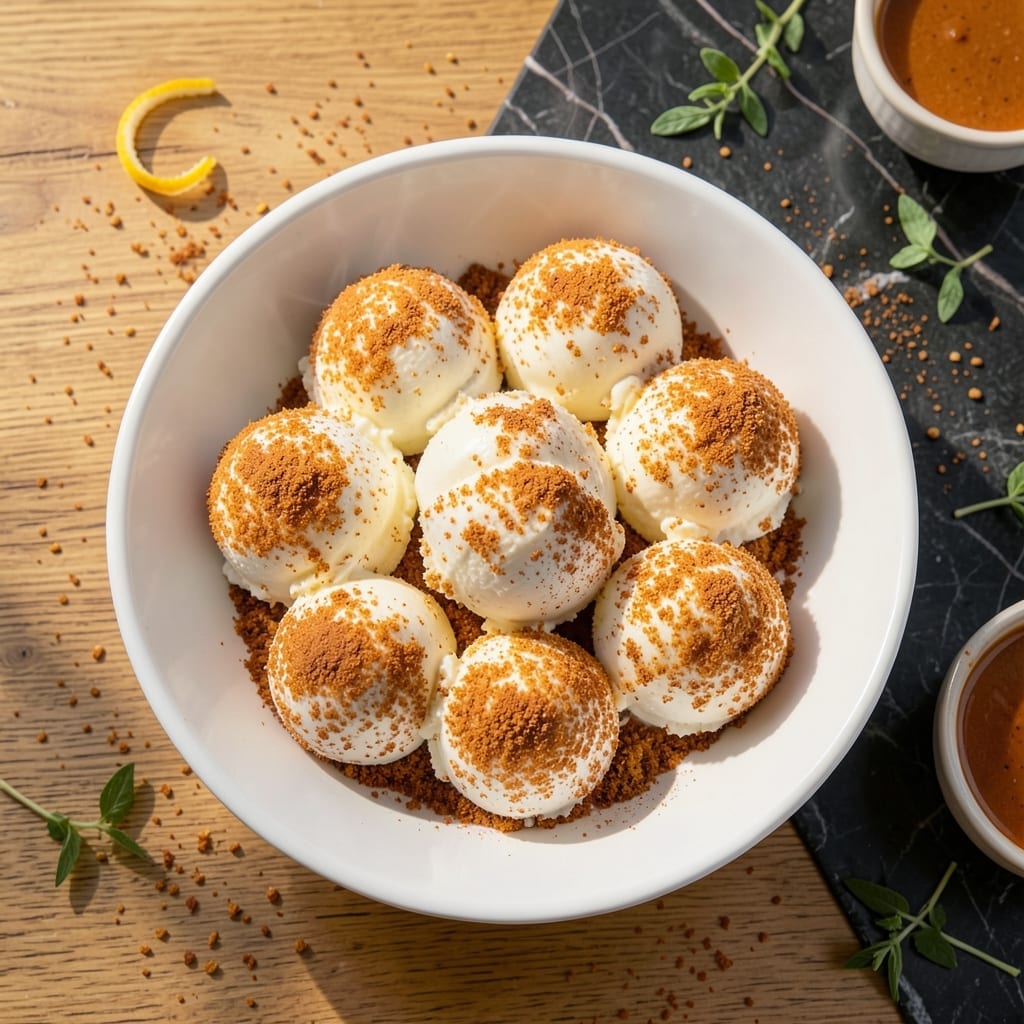 Fried Ice Cream Recipe Without Frying: Crunchy Coating With Vanilla Surprise
