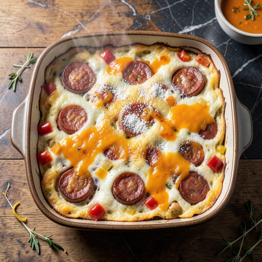 Egg Bake Recipe With Chicken Sausage: Protein-Packed Breakfast Casserole