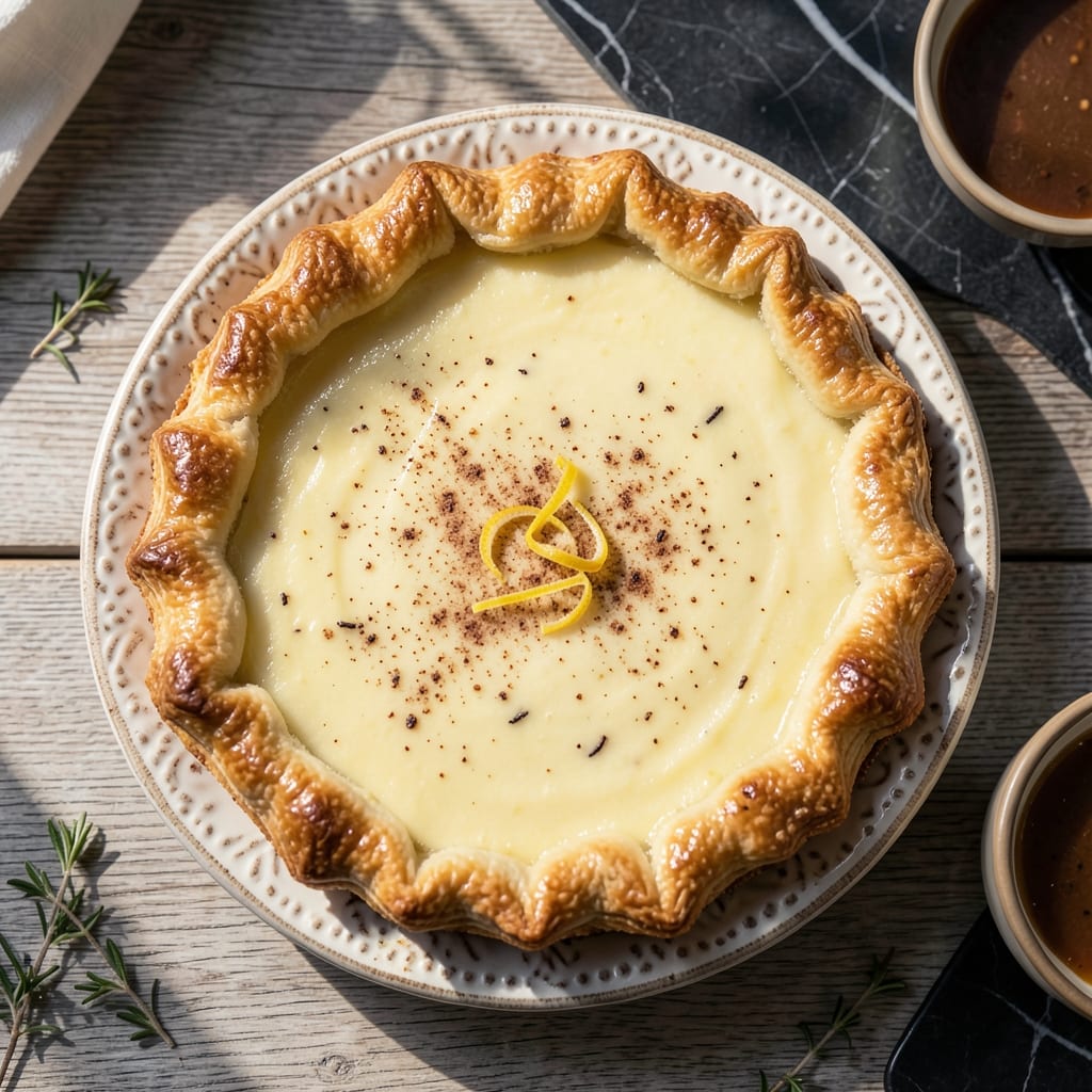 Recipe for Southern Egg Pie: Flaky Crust With Custardy Richness Recipe for Southern Egg Pie: Flaky Crust With Custardy Richness