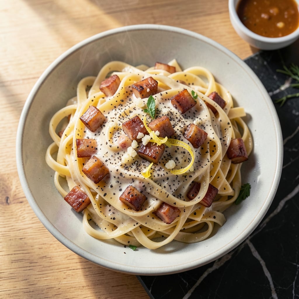 Fettuccine Carbonara Recipe No Cream: Authentic Roman Egg-Based Sauce
