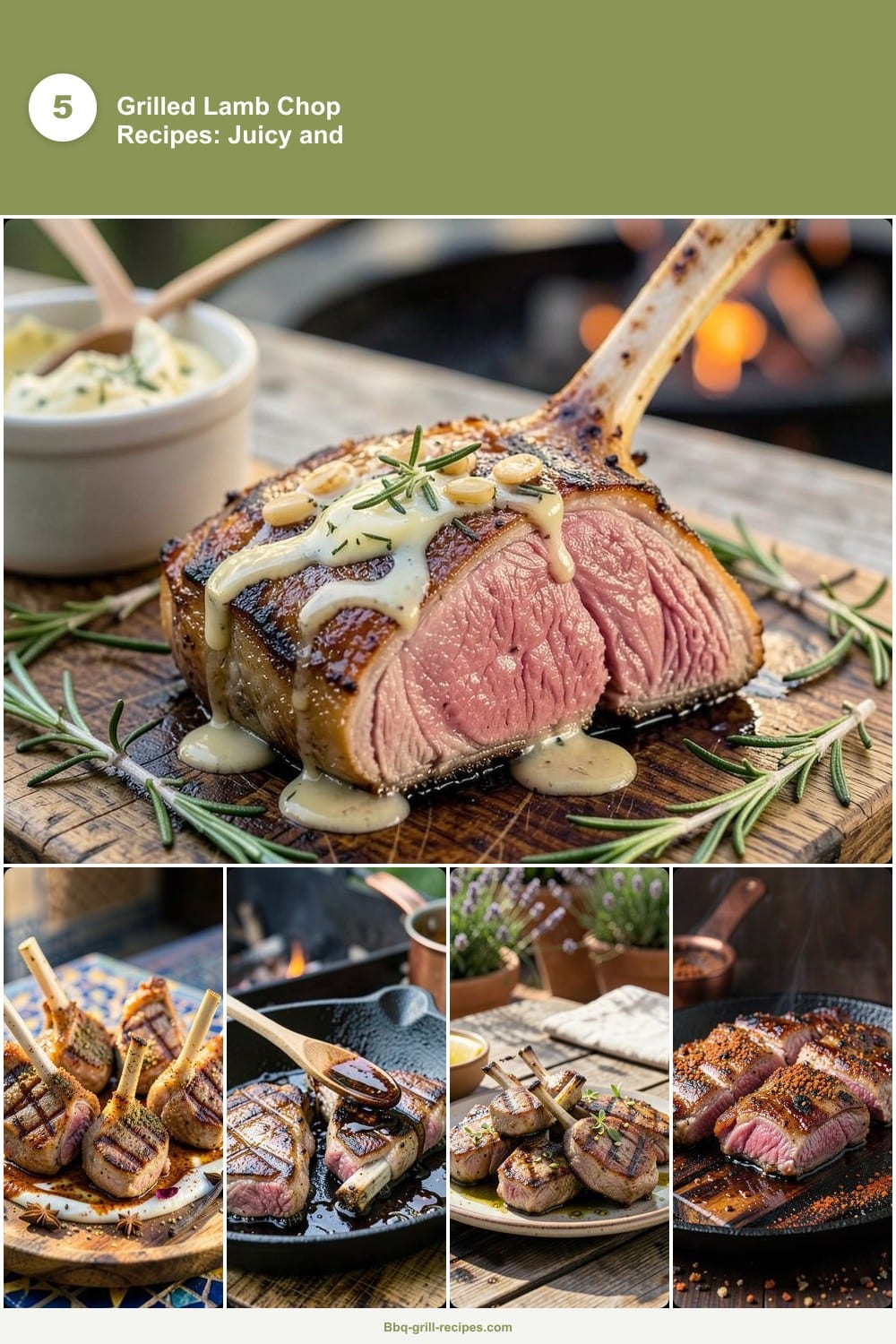 5 Grilled Lamb Chop Recipes: Juicy and Flavorful Every Time example with annotations
