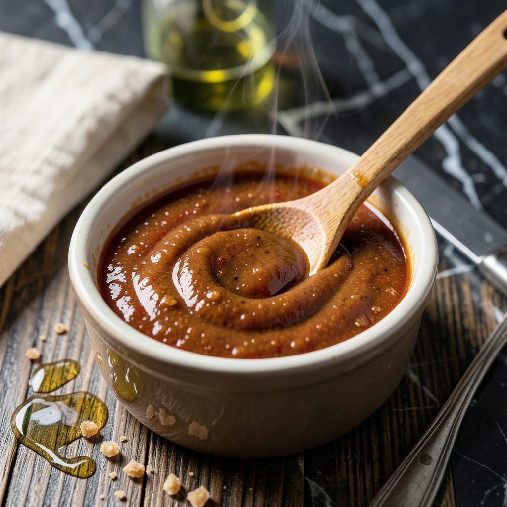 5 Star BBQ Sauce Recipe: Molasses Free Texas Boldness illustration with key details