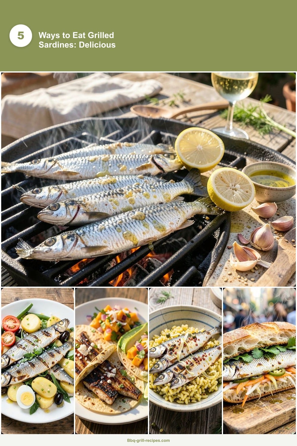 5 Ways to Eat Grilled Sardines: Delicious Pairings for Every Meal example with annotations
