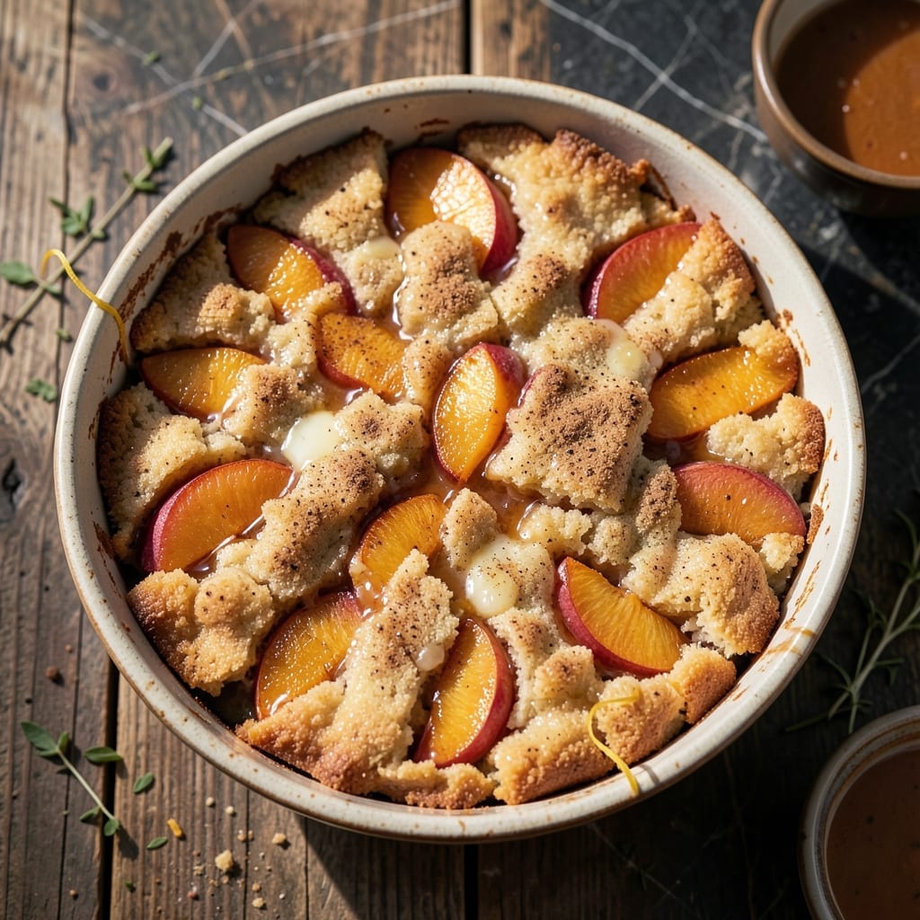 Recipe for Peach Cobbler Made With Cake Mix: Warm Spiced Dessert in Minutes