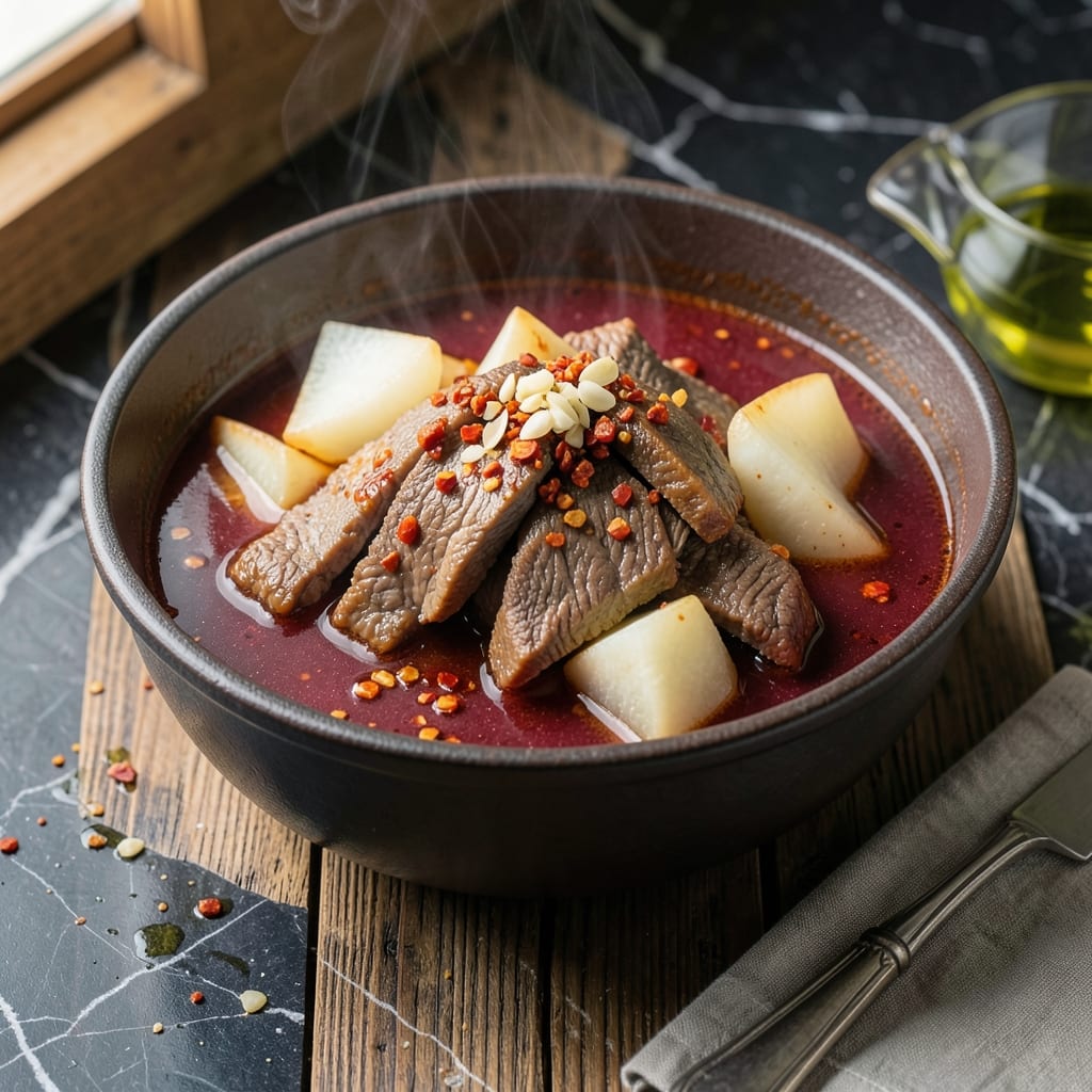 Yukgaejang Recipe: Spicy Korean Beef Stew with Hearty Depth Yukgaejang Recipe: Spicy Korean Beef Stew with Hearty Depth