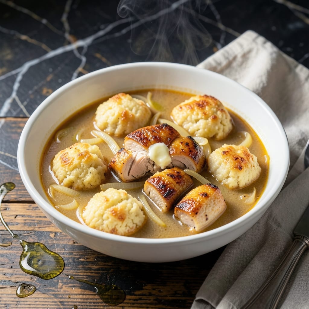 Chicken and Dumplings With Bisquick Recipe: Fluffy Pillows in Savory Broth