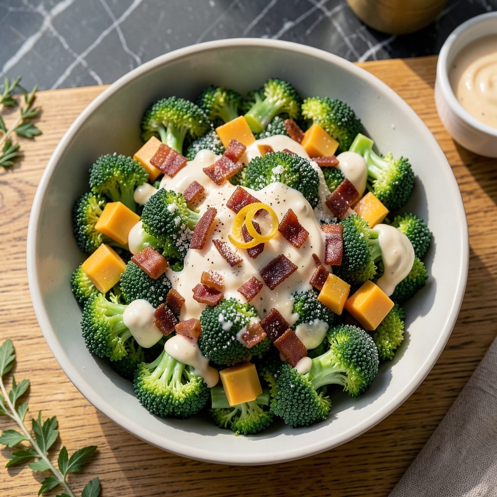 Walmart Broccoli Salad Recipe: Crunchy Sweetness with Bacon and Cheese