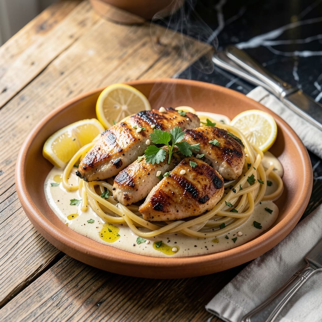 Olive Garden Chicken Scampi Recipe Without Wine: Garlicky Butter Sauce in 20 Minutes
