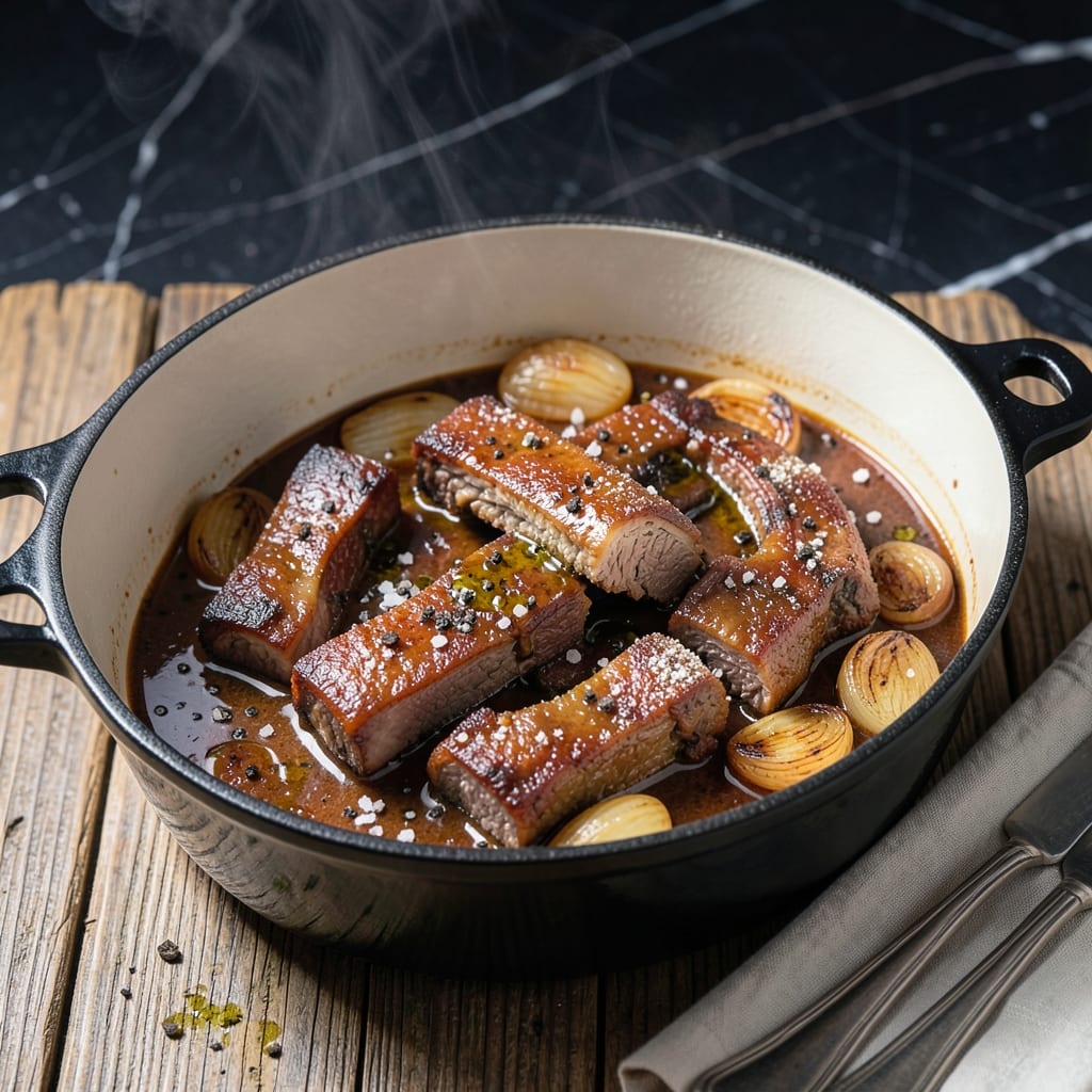 Braised Beef Short Ribs Recipe Dutch Oven: Slow-Cooked Richness With Red Wine Depth