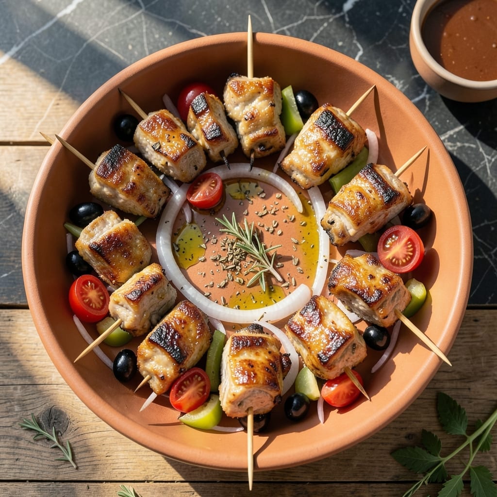 Pork Souvlaki Recipe: Marinated Skewers With Greek Flavor