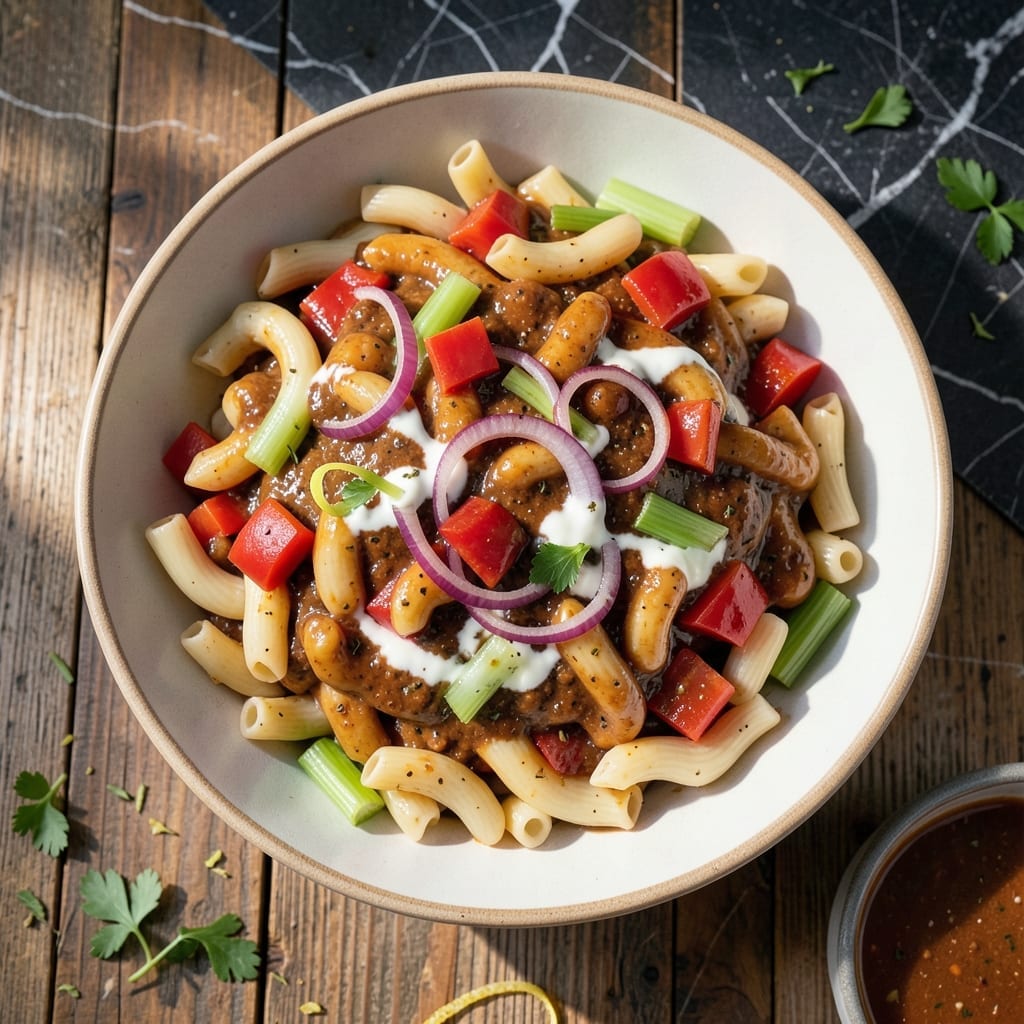 Barbecue Pasta Salad Recipe: Smoky Tang with Al Dente Bite