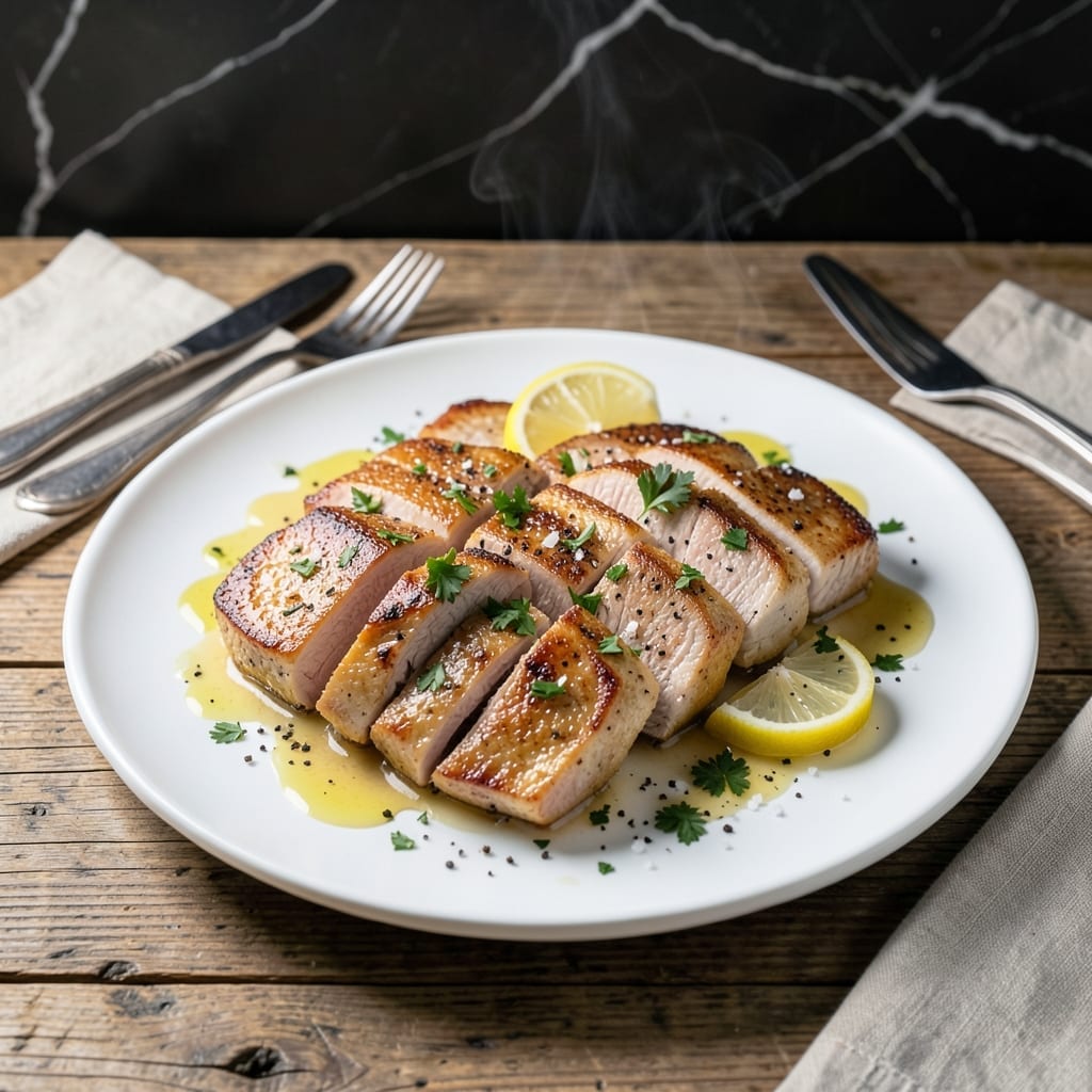 Pork Scallopini Recipe Pioneer Woman: Thin-Cut Pork Medallions in Lemon-Caper Sauce
