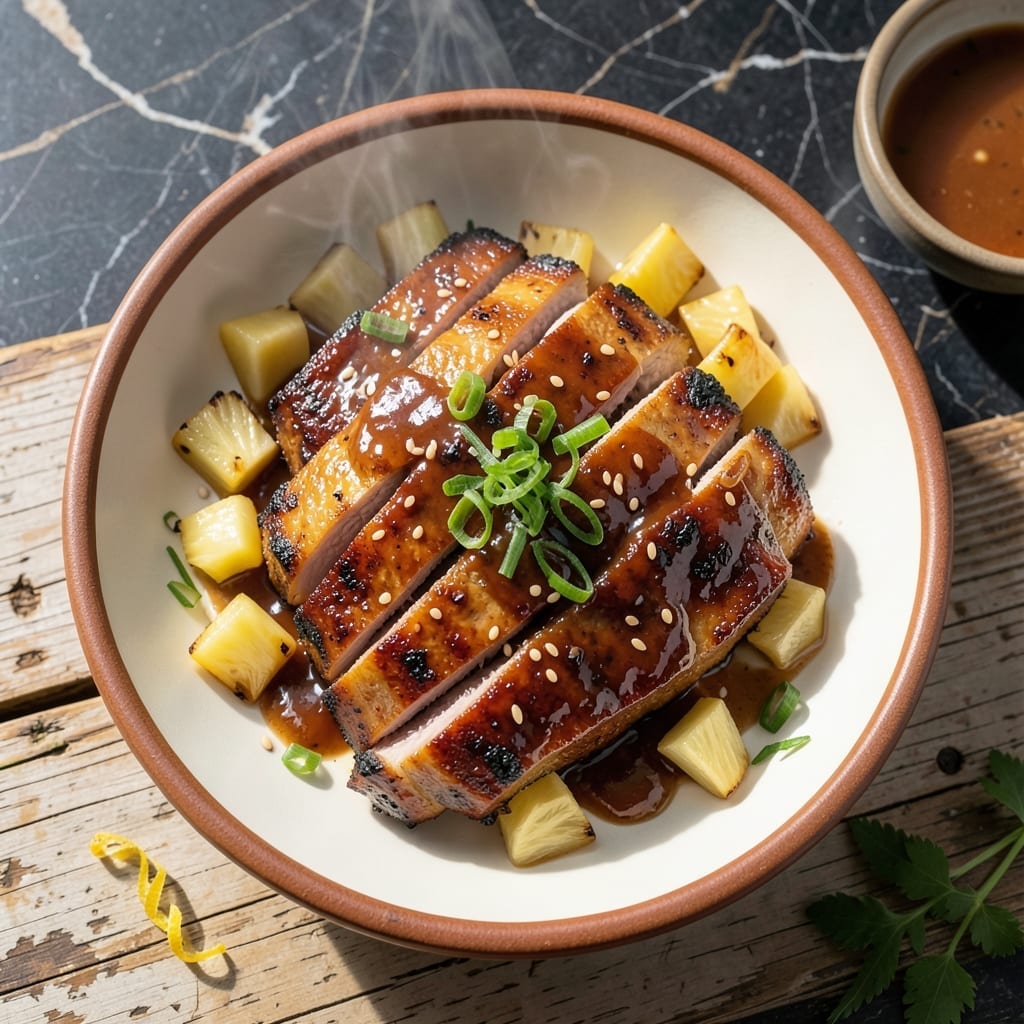 Hawaiian BBQ Pork Loin Recipe: Pineapple-Glazed Island Delight