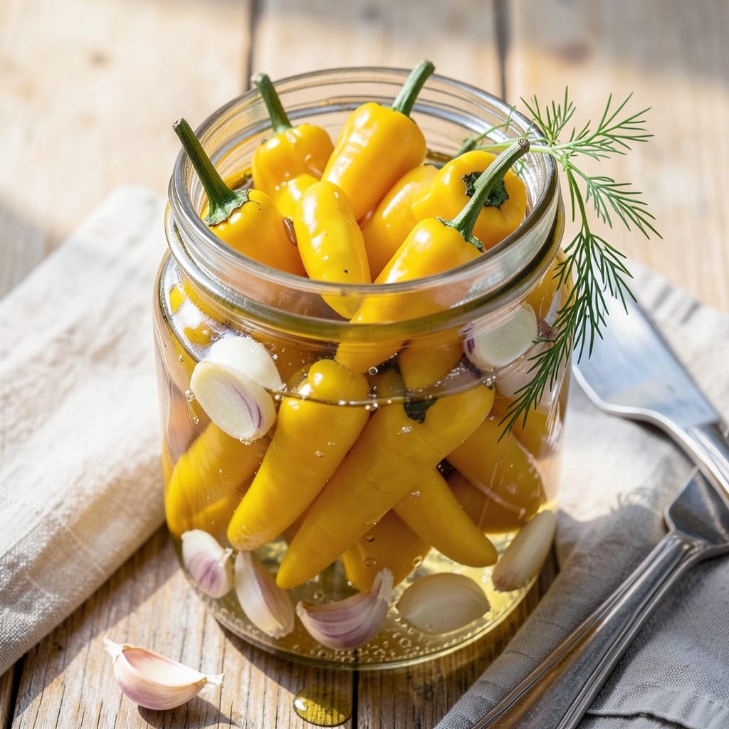 Greek Pepperoncini Recipe: Tangy Vinegar-Brined Crunch