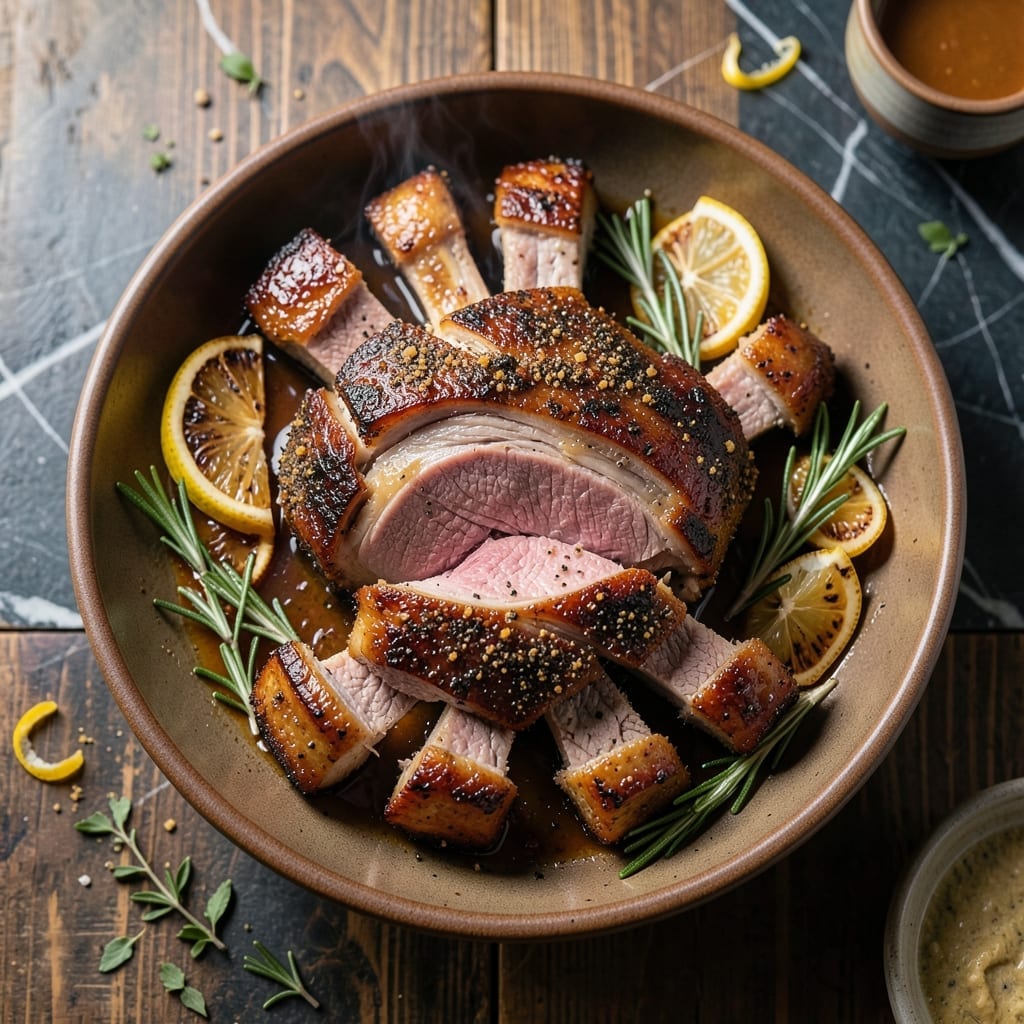 Barbecue Pork Rib Roast Recipe: Slow-Roasted With Smoky Bark