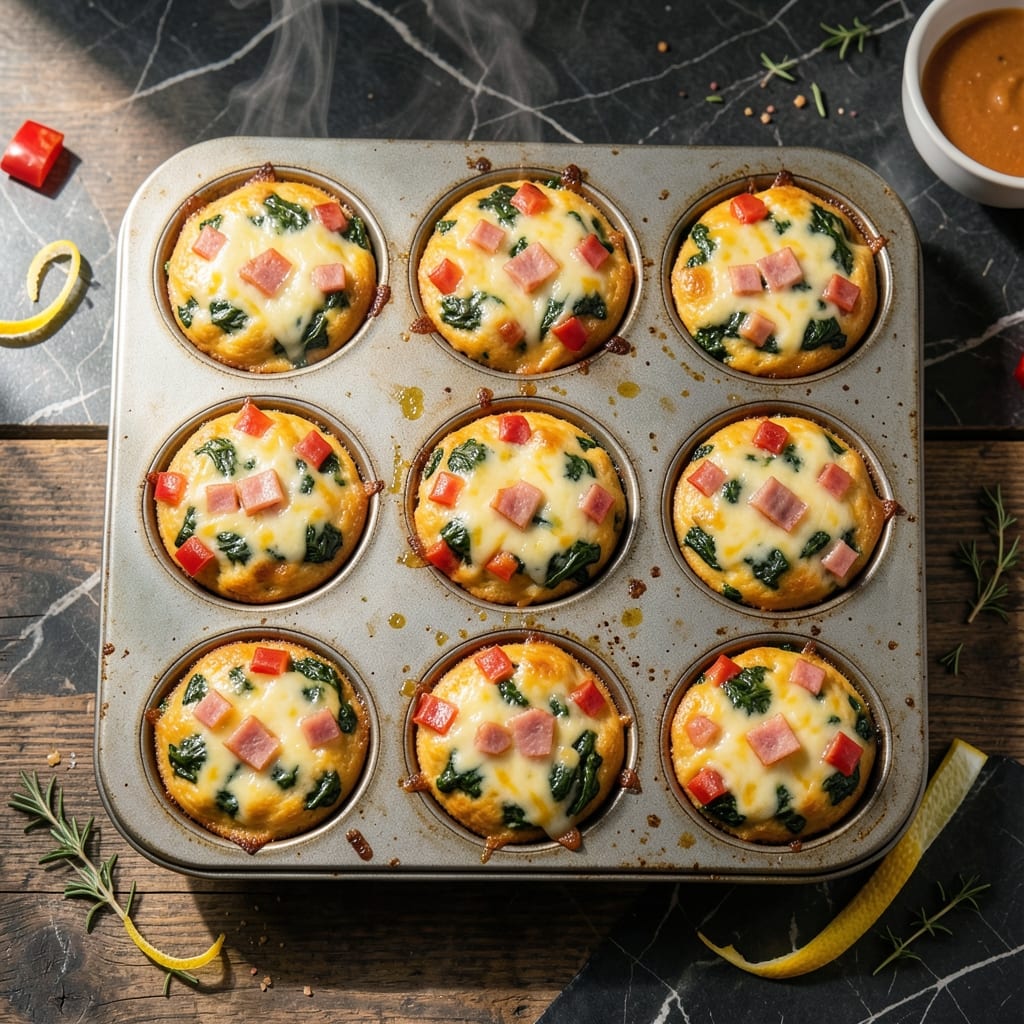 Recipe For Egg Muffins In The Oven: Fluffy Breakfast Bites Ready in 25 Minutes