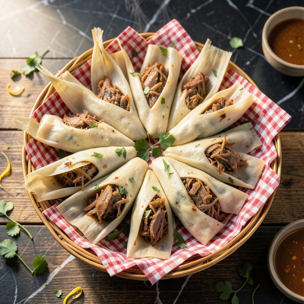 Pork Tamales Recipe Video: Steamed to Pillowy Perfection