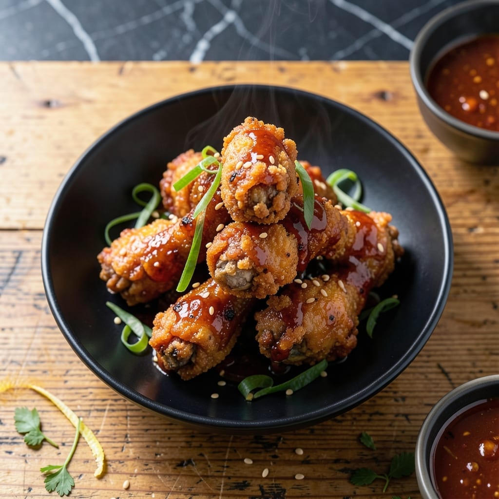 Korean Fried Chicken Recipe Drumsticks: Double-Crisp Coating With Sweet Heat