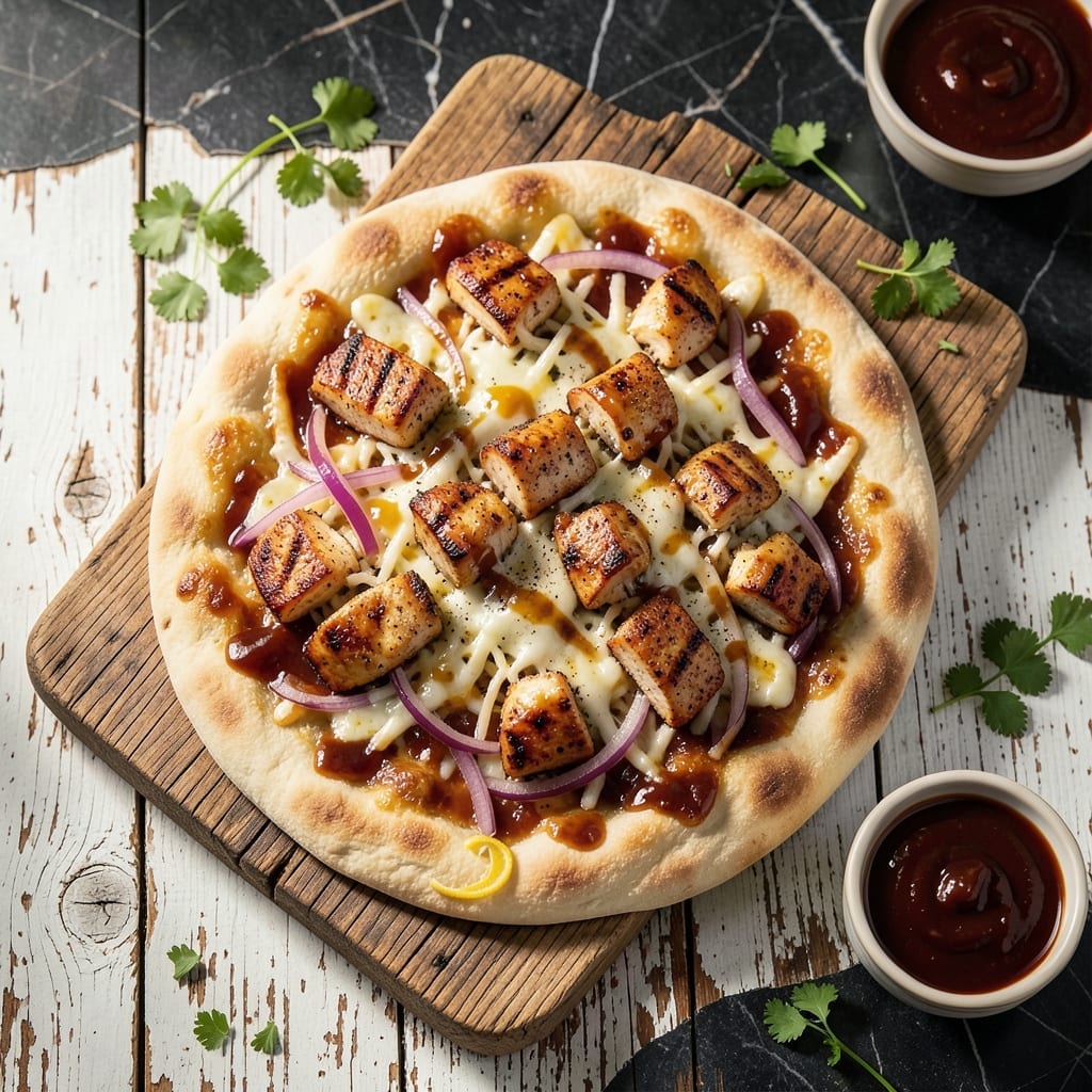 Barbecue Chicken Flatbread Recipe: Smoky Sweet Toppings on Crispy Crust