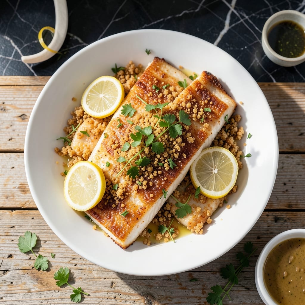 Recipe For Oven Baked Haddock: Buttery Crumbs With Zesty Lemon Topping Recipe For Oven Baked Haddock: Buttery Crumbs With Zesty Lemon Topping