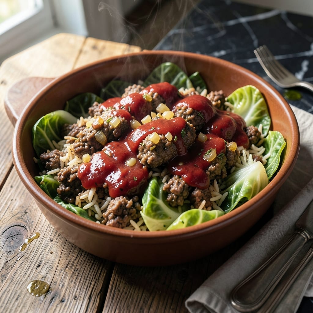 Easy Stuffed Cabbage Recipe With Ground Beef: Grandma's One-Pot Comfort Easy Stuffed Cabbage Recipe With Ground Beef: Grandma's One-Pot Comfort
