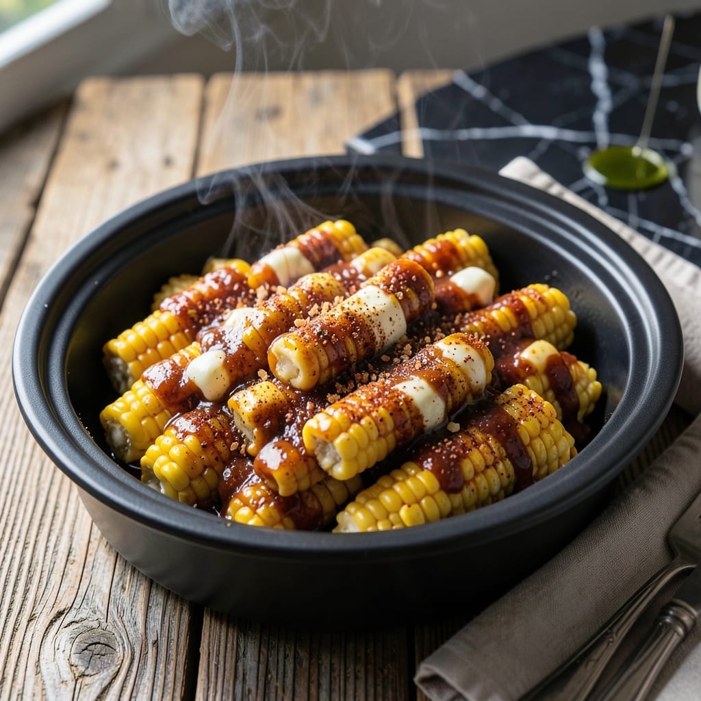 Opie's BBQ Spicy Corn Recipe Slow Cooker: Set-It-and-Forget-It Smoky Heat