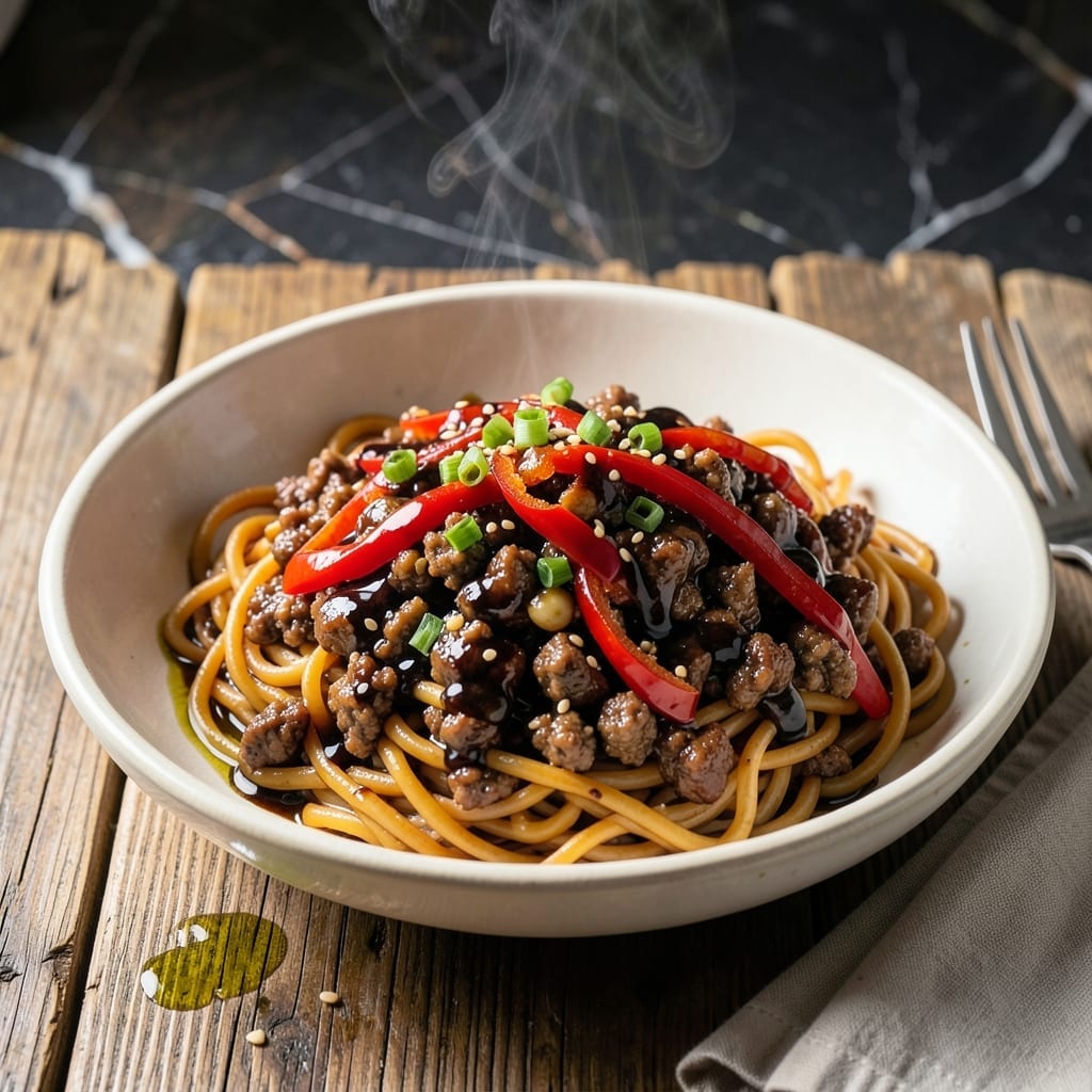 Ground Beef Stir Fry Recipe With Noodles: Quick Wok-Charred Umami Bomb