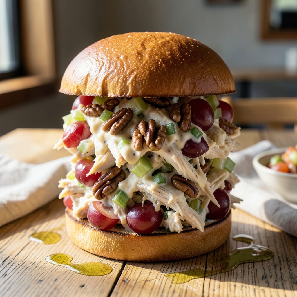 Arby's Pecan Chicken Salad Sandwich Recipe: Crunchy Nutty Creaminess