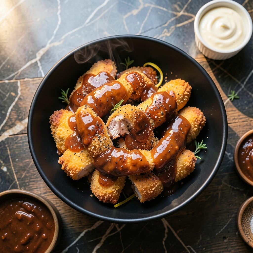 Barbecue Chicken Tenders Recipe: Smoky Glaze with Crispy Bite