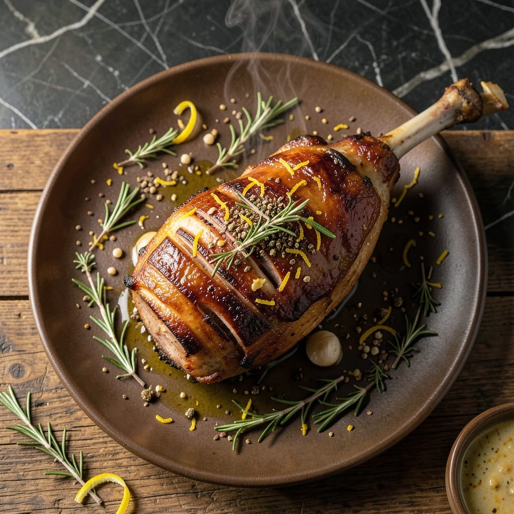 Lamb Leg Roast Recipe Greek: Mediterranean Herb Infusion With Garlic and Lemon