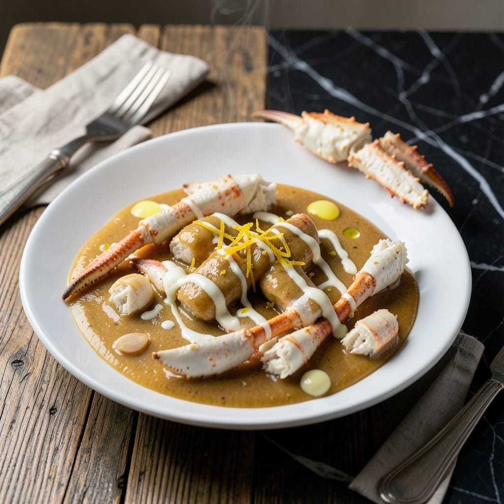 Butter Sauce Recipe for Crab Legs: Rich Lemon-Garlic Emulsion