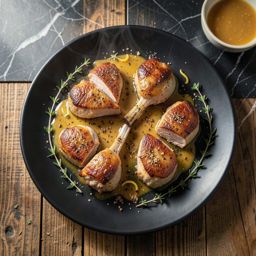 Recipe for Pork Chops With Brown Sugar and Butter: Pan-Seared Sweetness With Caramelized Crust