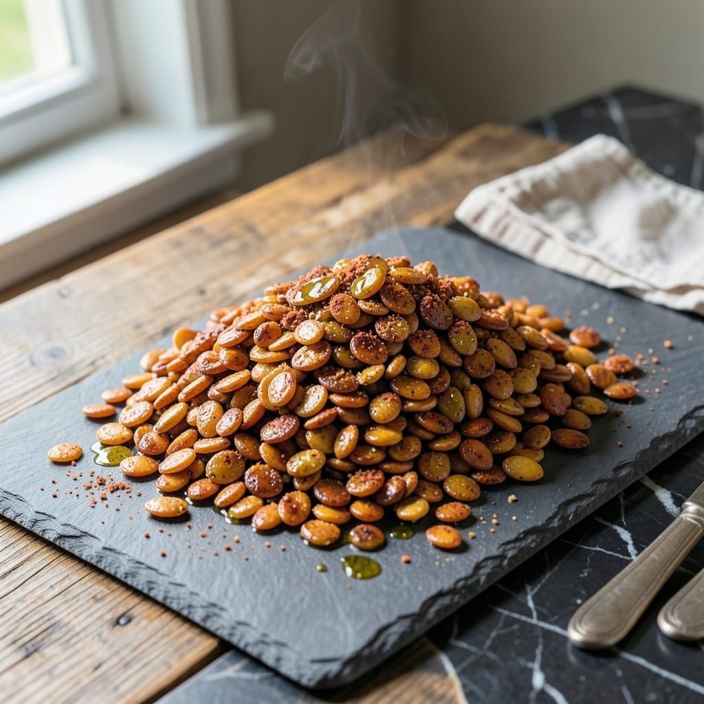 Recipe for Pumpkin Seeds With Worcestershire Sauce: Savory Spiced Crunch in Minutes