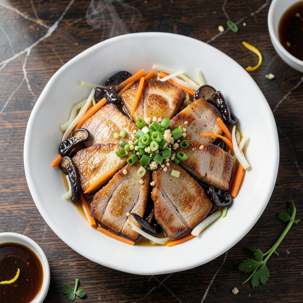 Moo Shu Pork Recipe Authentic: Mandarin Pancakes With Hoisin and Scallions