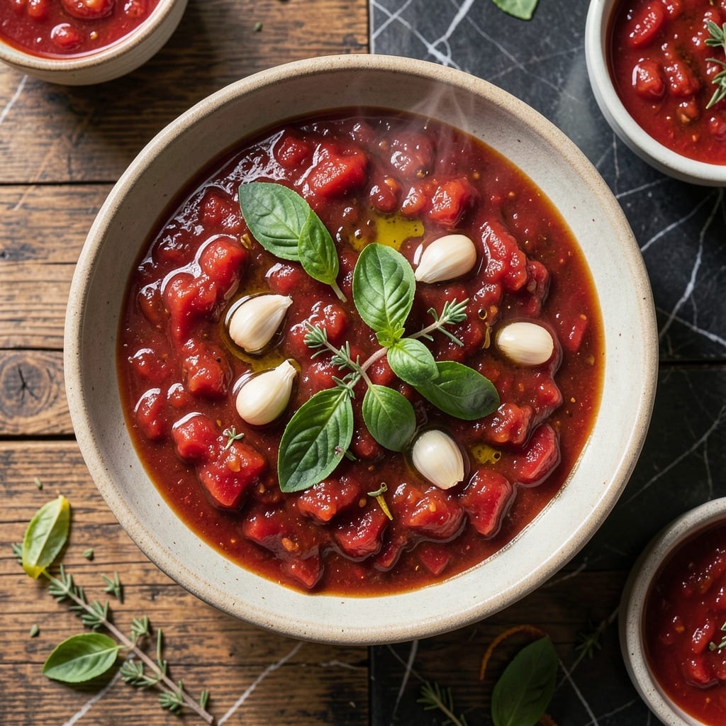 Homemade Tomato Sauce Recipe Using Fresh Tomatoes: Bright Summer Flavors in Every Jar