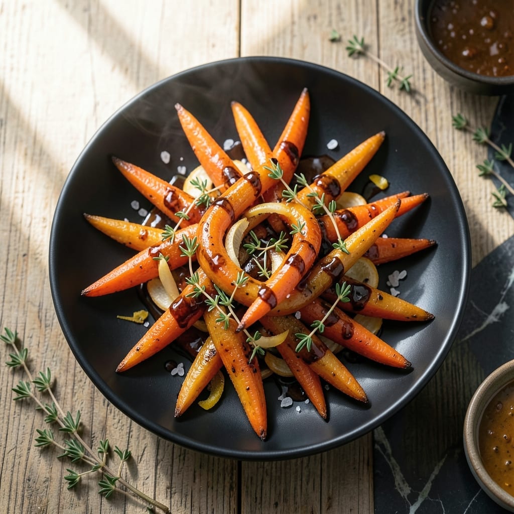 Recipe For Roasted Baby Carrots: Honey-Glazed Bites With Thyme