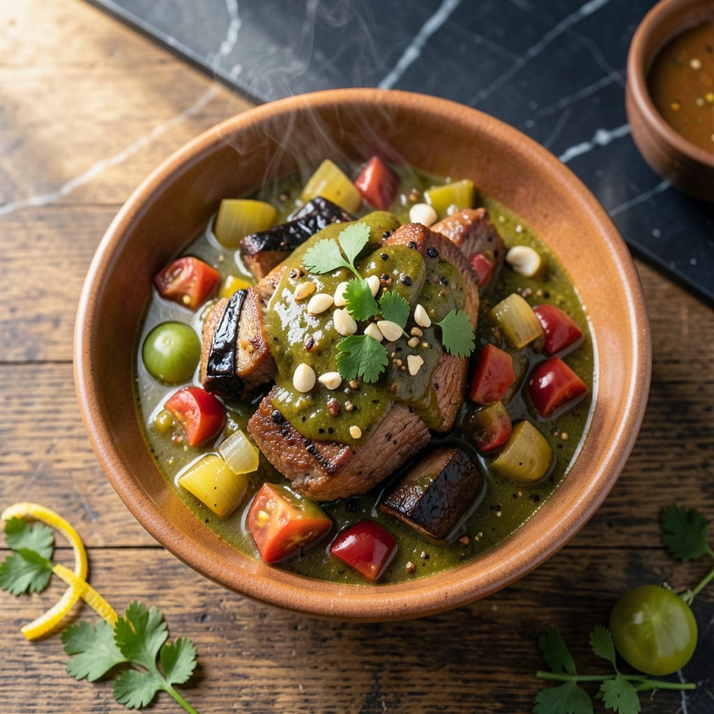 Recipe Colorado Green Chili: Southwestern Heat with Pork and Peppers