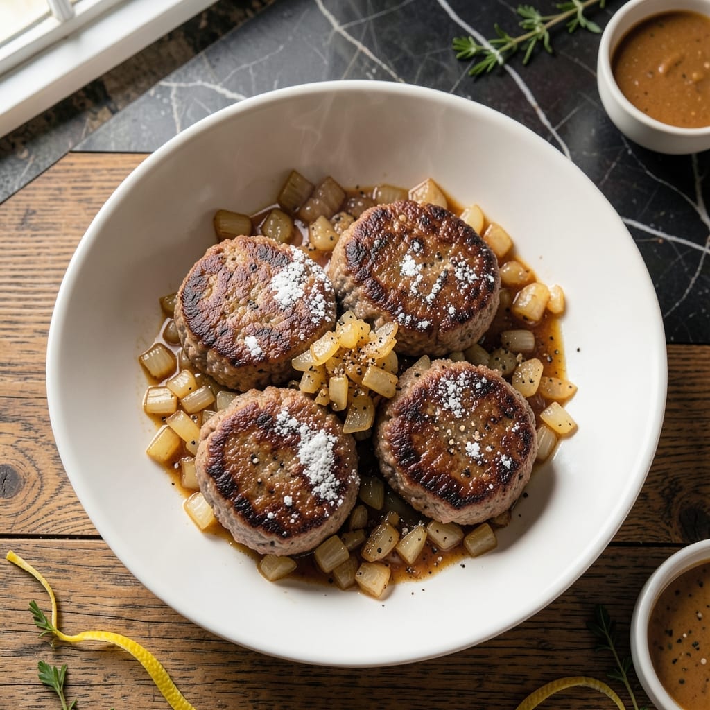 Luby's Chopped Steak Recipe: Cafeteria-Style Ground Beef Delight