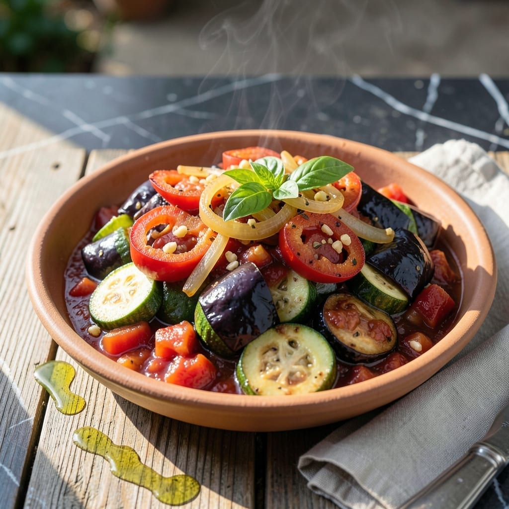 Easy Ratatouille Recipe With Canned Tomatoes: Rustic Provençal Flavors in One Pot